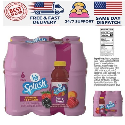 Berry Blend Flavored Beverage, 12 fl oz Bottle 6 Pack