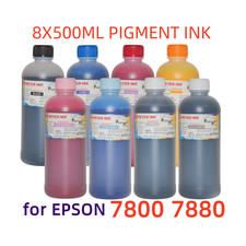 8X500ML Premium Pigment refill ink for Stylus Pro 7880 7800 Printer 