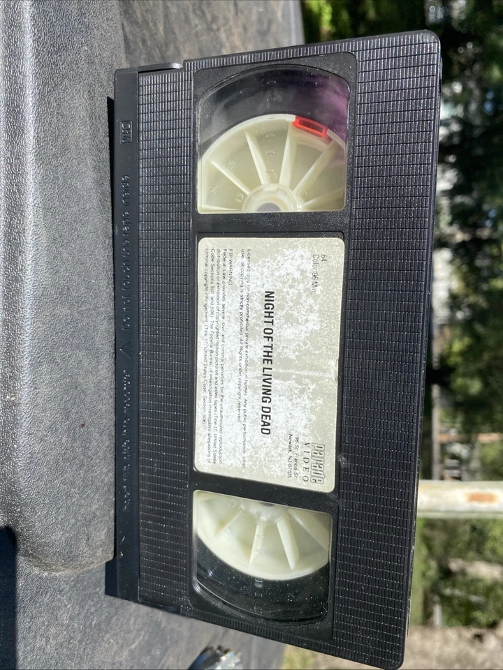 Night of the Living Dead VHS Movie 1985 1968 Zombie Romero Classic Cult Film - Image 3 of 3