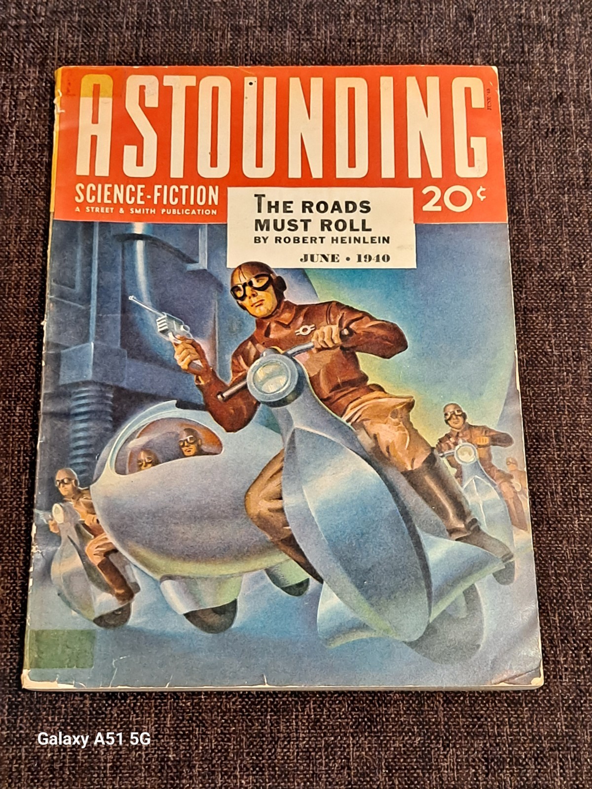 Astounding Science Fiction June 1940 Robert Heinlein 2nd published story