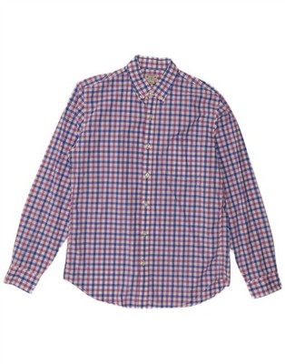 J. Crew Herren Tailored Fit Hemd Medium Lila Gingham Baumwolle JP05