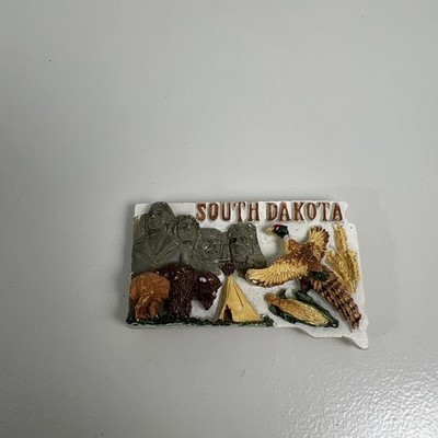 Mt Rushmore Souvenir Fridge Magnet South Dakota W/ Animals