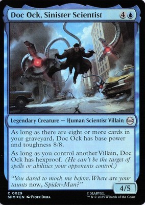 Doc Ock, Sinister Scientist (29), SPM, C, Foil