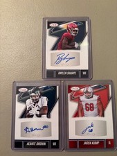SAGE Autograph NCAA  lot of three cards