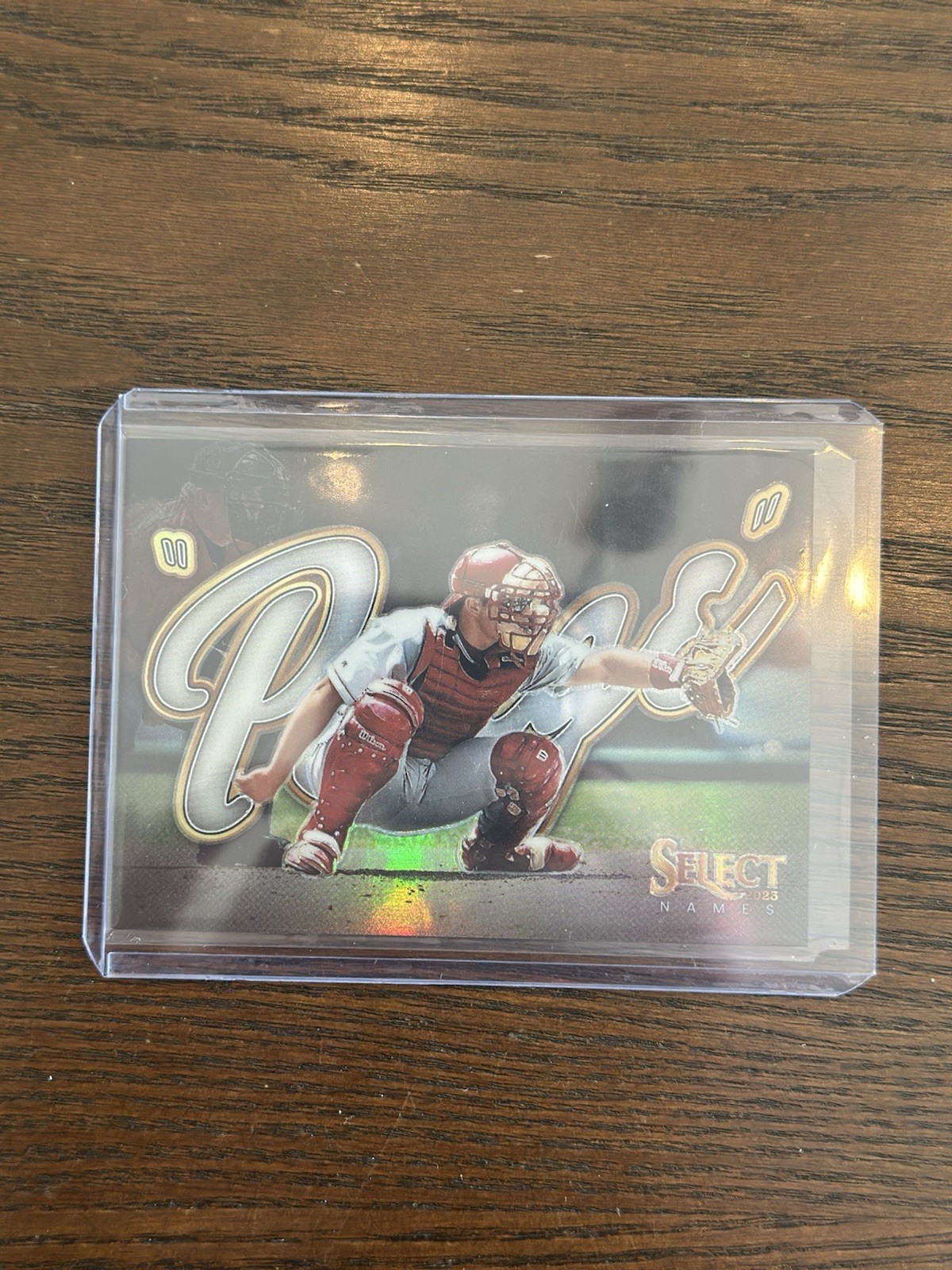 2023 Panini Select Names SSP Ivan Rodriguez "Pudge" Texas Rangers #SN9