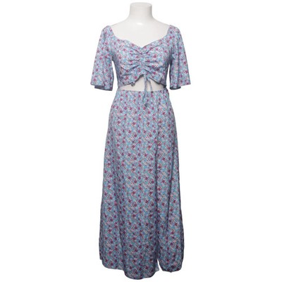 Kleid, Größe: S, Blau/Mehrfarbig, Blumen, Damen #XuZ