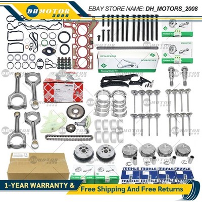 OEM Engine Overhaul Pistons Gasket Kit For BMW N20 CR 11:1 320i F10  F30 F32 F25