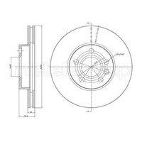 Metelli 2X Bremsscheibe Vorne Ø288 Mm BelüFtet FüR VW Sharan 7M8 7M9 7M6 1.9
