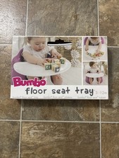 NEW Bumbo Baby Play Or Food Floor Seat Tray Only 3-12 Months White Eating Infant