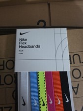 Women's Nike Hairbands Assorted 6 Pack Headbands Youth New With Tags