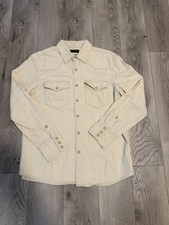 Banana Republic Beige Cotton Long Sleeve Button-Up Shirt Men's Size M