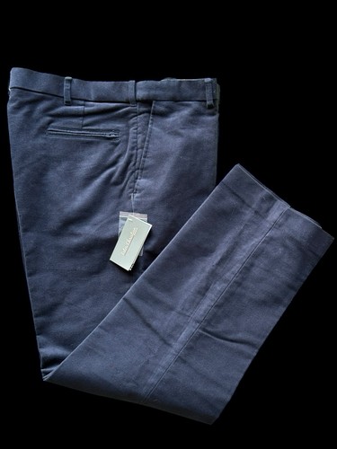 Men’s Peter Christian Moleskin Suit 42R / W36” Navy Blue Winter Suit - Picture 13 of 16
