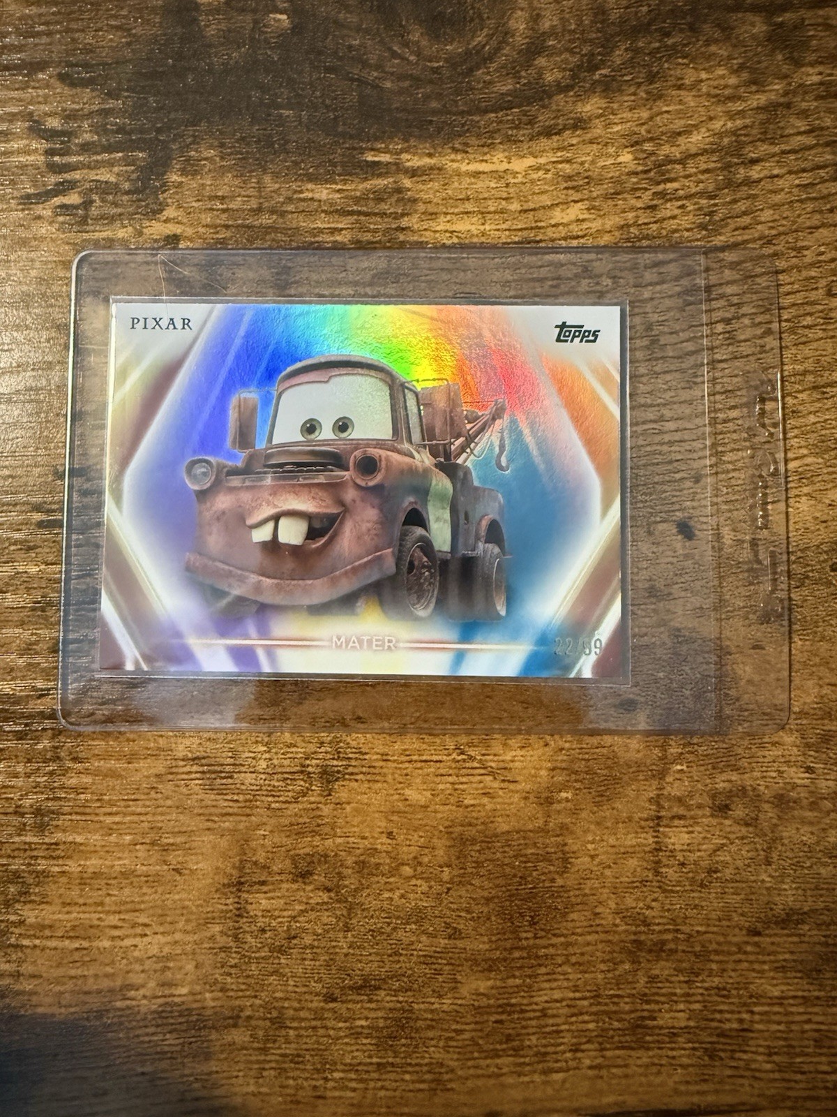 2026 Topps  Disney Neon  22/99 Tow Mater #89
