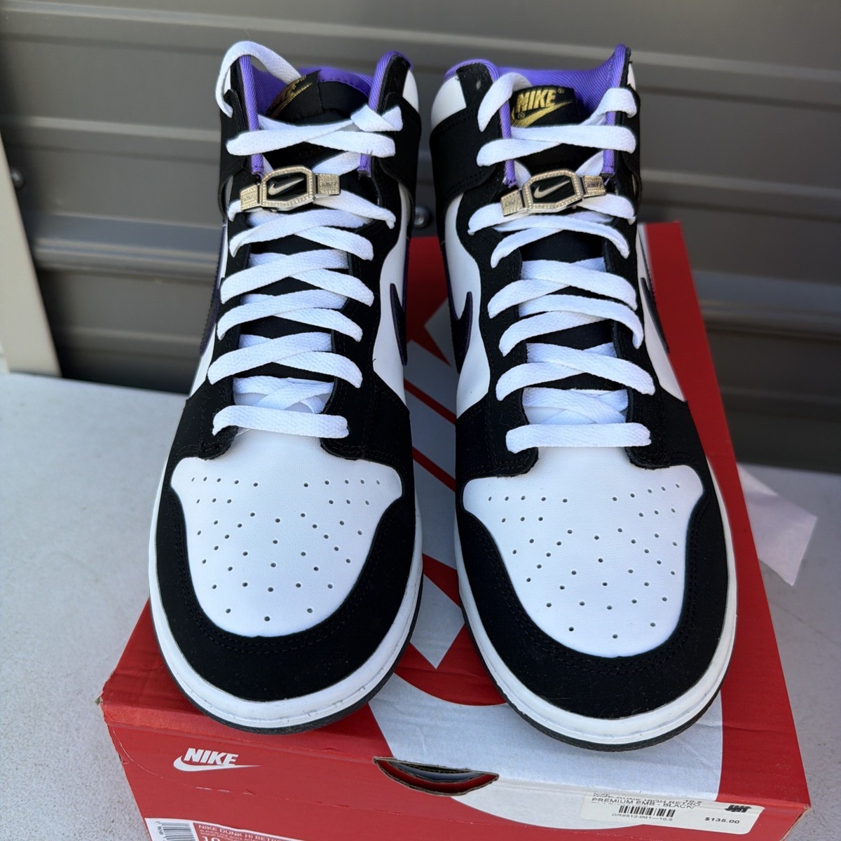 Nike Dunk High Retro PRM EMB World Champions Black DR9512-001 Mens