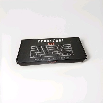 DrunkDeer G65 Rapid Trigger Mechanical Keyboard Magnetic Switch Brand New Black