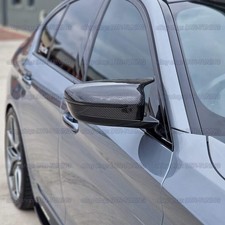 Carbon Fiber M Door Mirror Caps Replacement For BMW 5er G30 G31 530i 540i 2017+