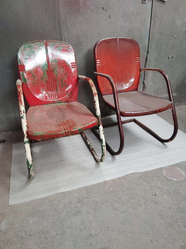 Juego de sillas vintage Arvin Empire State (juego de 2) Foto 4 de 4