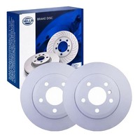 2X Hella Bremsscheiben 320Mm Hinten Passend FüR BMW X5 X6 54611PRO_HC