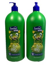  2 Suave Kids 3-in-1 Shampoo, Conditioner  Body Wash, Watermelon 40 fl oz...
