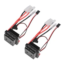 Comimark 2Pcs 320A 6-12V Brushed ESC Speed Controller W/2A BEC for RC Boat U6...