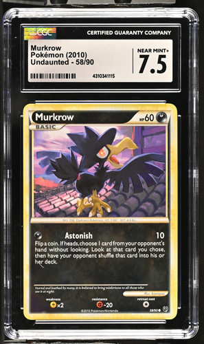 Murkrow graded CGC 7.5 for sale on eBay