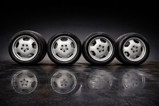 Mercedes Monoblock 16 Alloys 5x112 ET35 Melber 215/55r16 Nearly New Tyres 4 W126