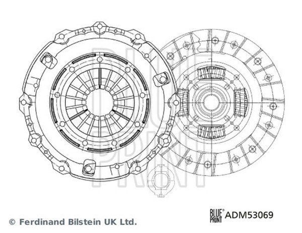 Kupplungssatz Blue Print ADM53069 FüR GY Mazda GG Hatchback Station Wagon Ggep-image