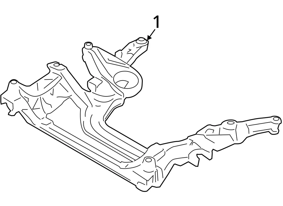 (SOLO RECOGIDA LOCAL) Crossmember/K-Frame suspensión delantera compatible con BMW M760i 20 17-22 Foto 3 de 3
