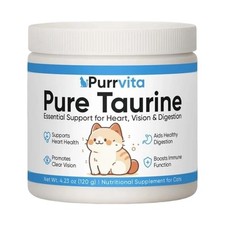 Pure Taurine Powder for Cats, Essential Support for Heart, Vision and Digestion