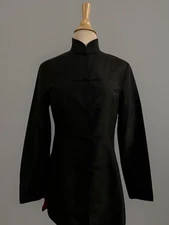 SHANGHAI TANG 100% Silk Mandarin Oriental Pant Suit Women’s Size 6