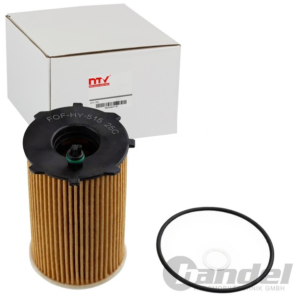 NTY ÖLfilter Filtereinsatz Passend FüR Hyundai Santa KIA Sorento | FOF-HY-515-image