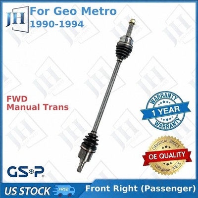 OE Front Right CV Axle Joint Assy For 1990-94 Geo Metro 1.0L L3 FWD Manual Trans