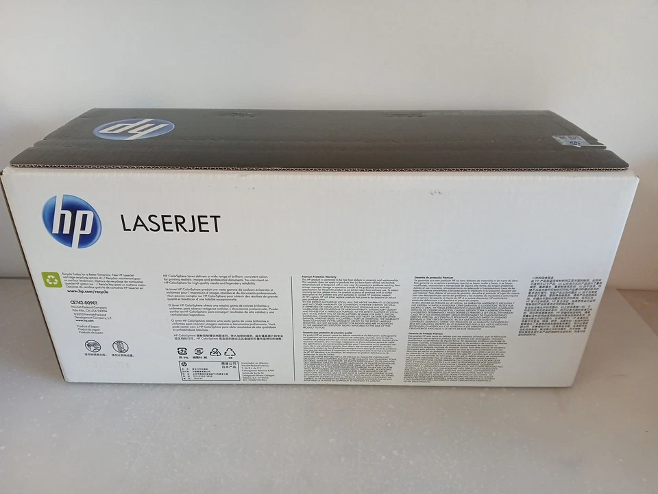 Cartucho de tóner amarillo original HP 307A CE742A - ¡NUEVO sellado de fábrica! Foto 4 de 4