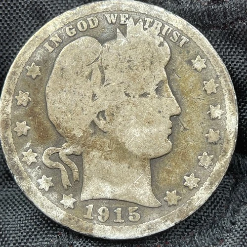 1915-D Barber Quarter — photo from another recent sale