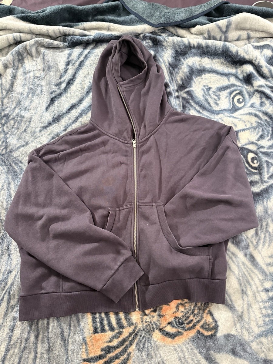 Entire studios Heavyweight oversized cropped zip up | eBay
