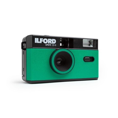 ILFORD Sprite 35-II Black schwarz grün  35mm Analogkamera Kamera mit Blitz