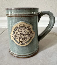 Sunset Hill Stoneware Central 28 Beer Company Coffee Mug Club Green Handcrafted