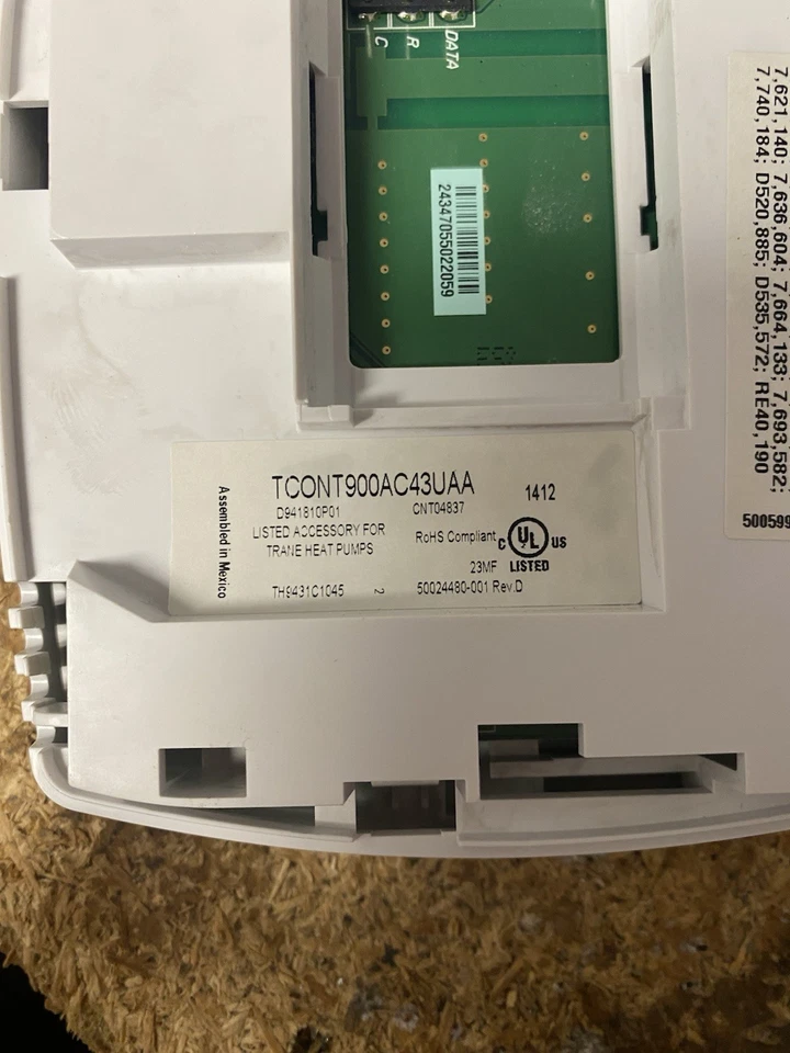 Trane ComfortLink II TCONT900AC43UAA Communicating Thermostat - Image 4 of 4