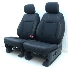 2021 2022 2023 2024 Ford F150 F250 F-350 Front Power Black Cloth Heated Seats
