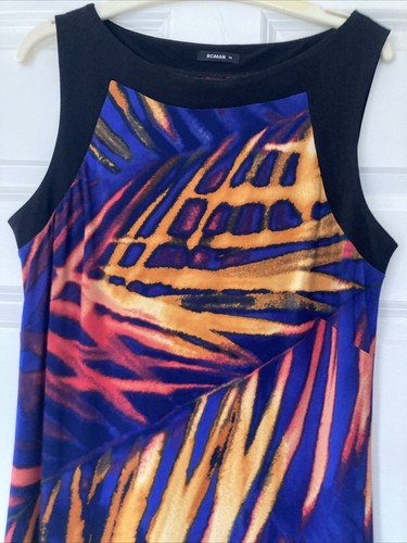 Roman Originals Maxi Multi Dress Size 14 Stunning - Picture 2 of 2