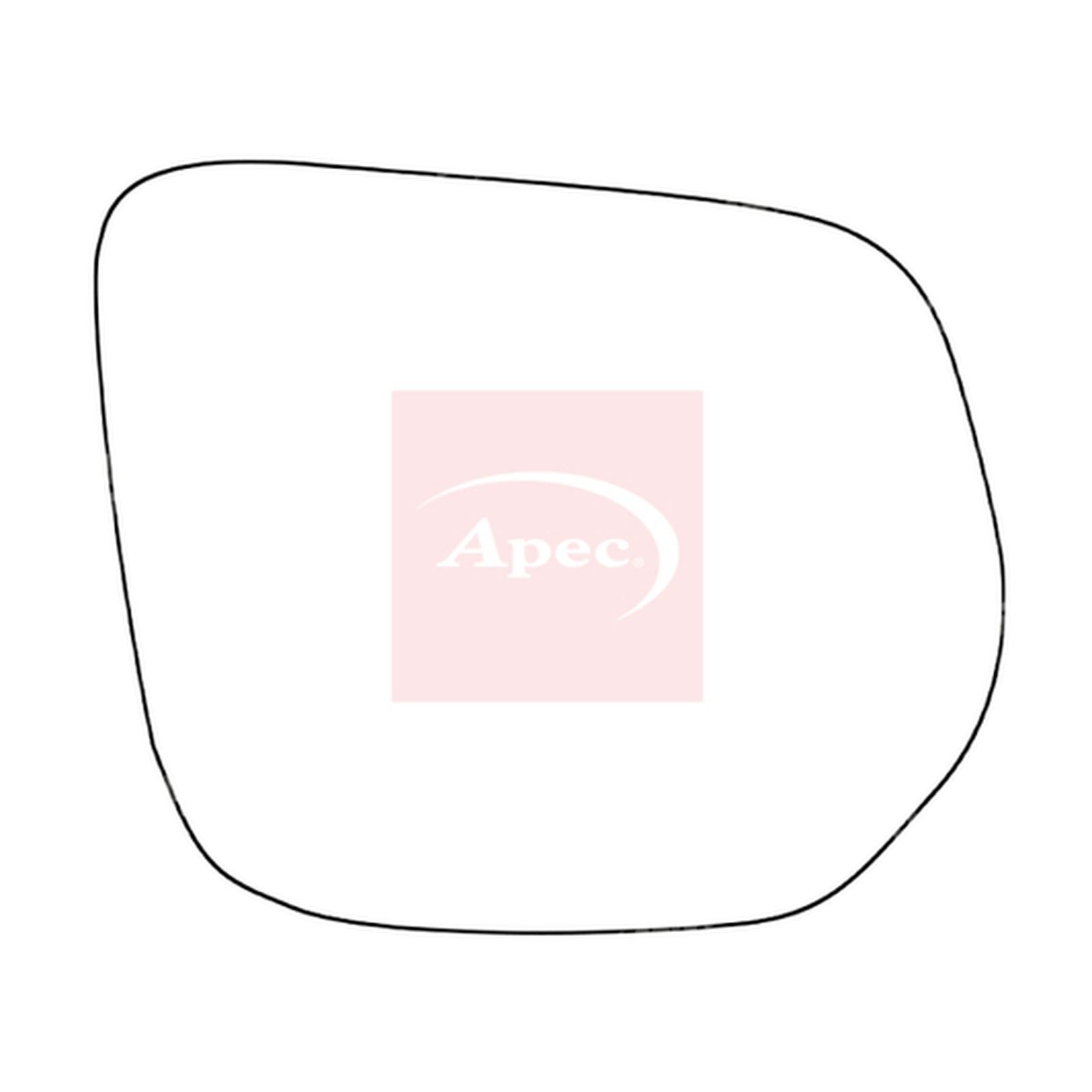 Mirror Glass fits ISUZU D-MAX Mk2 2.5D Right 12 to 18 O/S Driver Side Door Apec - Image 5