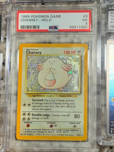 Chansey graded PSA 3 for sale on eBay