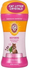 Arm  Hammer Restoring Cat Litter Box Deodorizing Crystals, Litter Deodorizer Ad