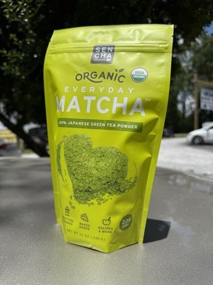 Sen Cha Naturals Everyday Matcha Green Tea Powder, 12 Ounce, Exp 09/30/27 Sealed