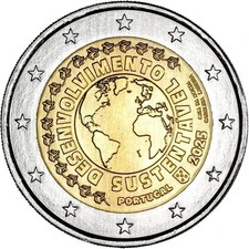 2 Euro PORTOGALLO 2025 SVILUPPO SOSTENIBILE - 2 € commemorativo