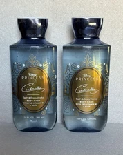 BATH & BODY WORKS DISNEY PRINCESS CINDERELLA BODY WASH SHOWER GEL 10 OZ Lot of 2