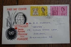 GB 1963 FREEDOM from HUNGER Ord Set on Illustrated FDC First Day Cover