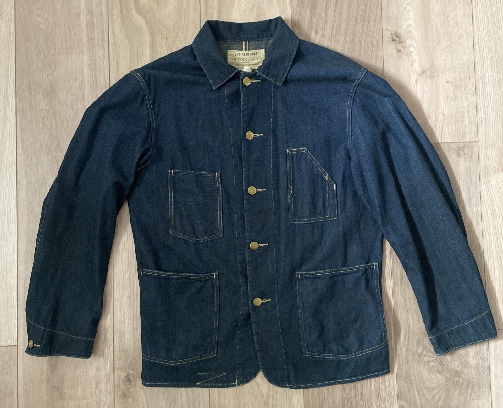 RRL Denim Engineer Jacket Size Medium - image 1