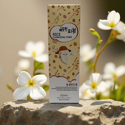 Brighten & Nourish | Rice Cleansing Foam by esfolio   5.3 fl oz