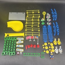 Rokenbok Lot, Various Parts Minifigs Ramps Containers Floors See ALL Pictures